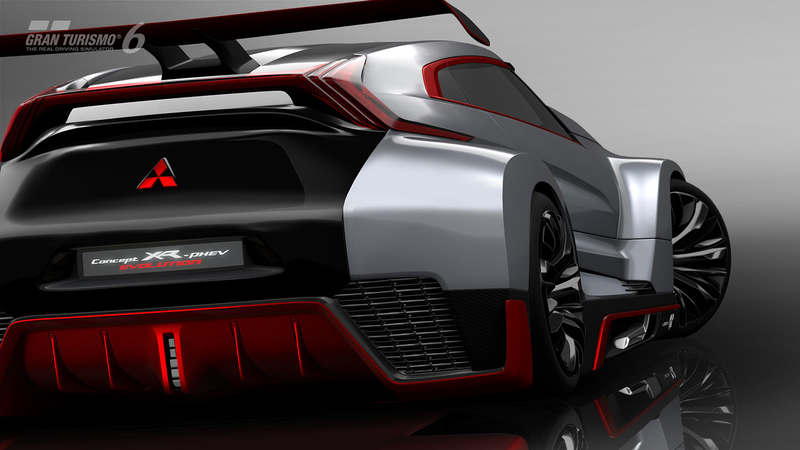 Illustration for article titled Mitsubishi's Gran Turismo Vision Concept Is A Furious AWD Hybrid Hatch